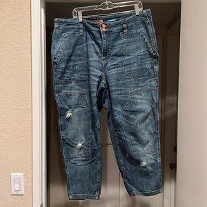 Pilcro the wanderer relaxed jeans - darker wash